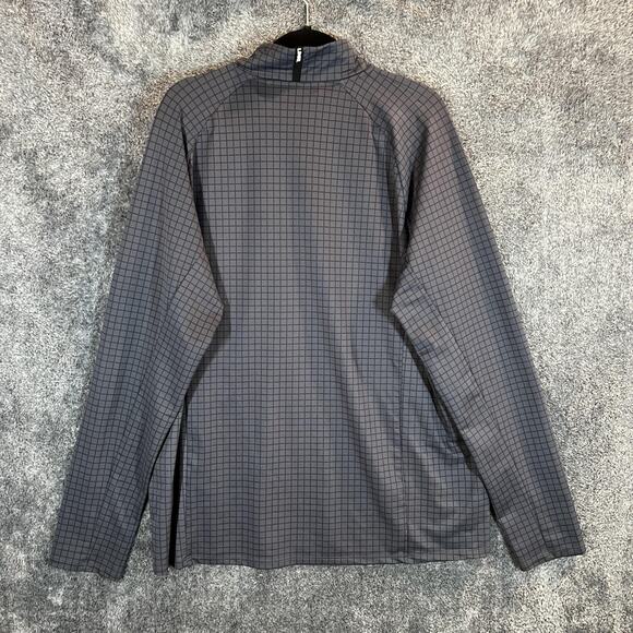 UNRL Pullover Mens XL Quarter Zip Grid Scheels Meridian Athletic Fit Stretch - Picture 2 of 8